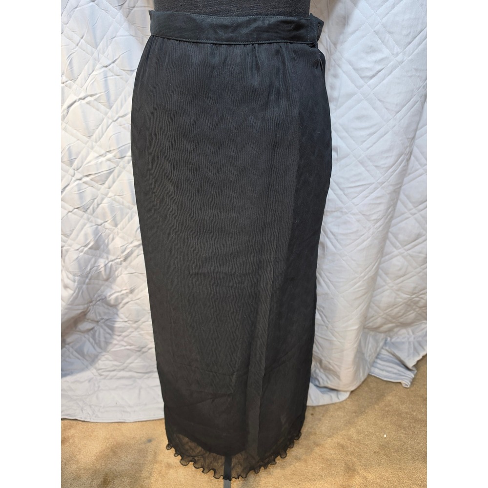 Judy Hornby Couture 3pc Silk Set Floral Devore Jacket Camisole Maxi Skirt Size 4 - Picture 3 of 16